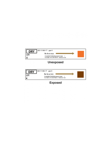 Chemical Indicator Strip (Orange to Brown) - Type 4