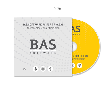 296 - BAS.SOFTWARE PC FOR TRIO.BAS™ MICROBIAL AIR SAMPLERS