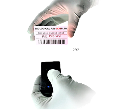 292 - USER PRESET BARCODE TAG